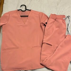 Figs scrub set xxs mauve